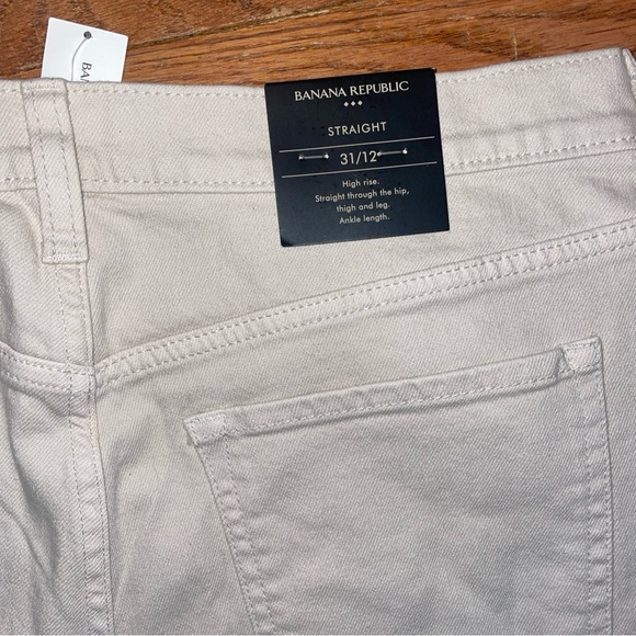 Banana Republic Pants Womens Size 31/12 Denim Jeans High Rise Slim Stretch - Picture 4 of 4